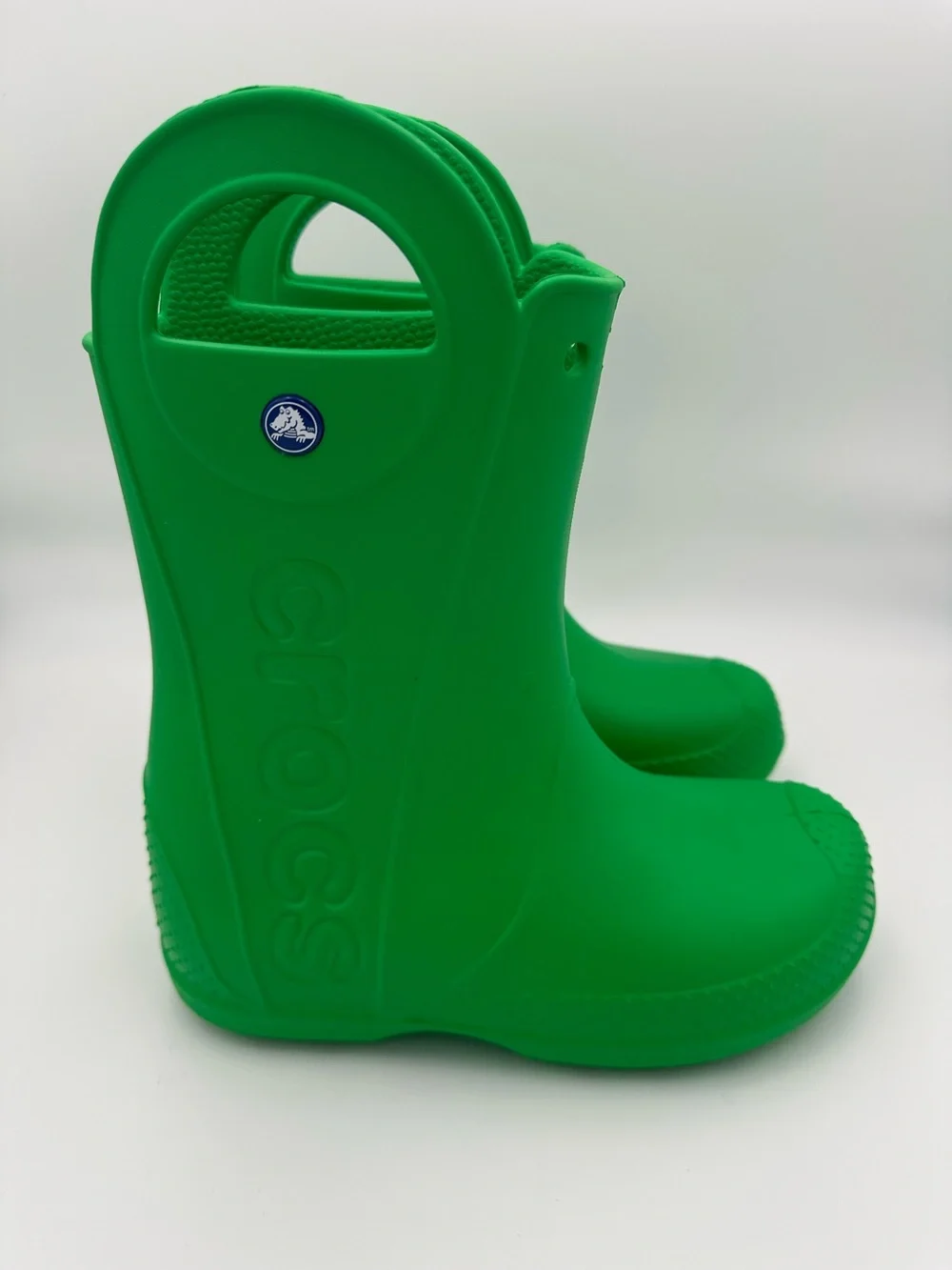 Crocs Handle It Green Boots Size J-3